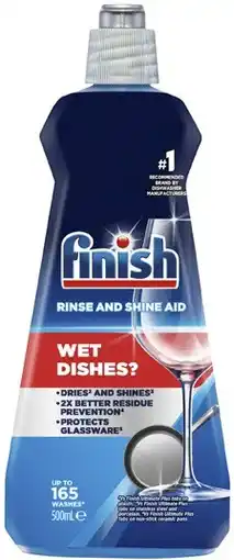 Coles Finish Rinse & Shine Aid 500mL offer