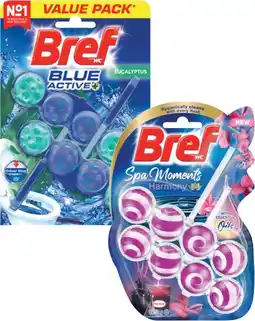 Coles Bref In The Bowl Toilet Cleaner Twin Pack 100g offer