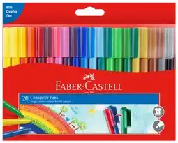 Coles Faber Castell Connector Pens 20 Pack offer