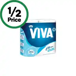 Woolworths Viva Paper Towel Pk 2 offer