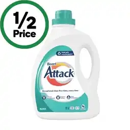 Woolworths Biozet Attack Laundry Liquid 2 Litre or Powder 2 kg offer