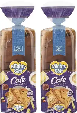 Coles Mighty Soft Café Fruit Loaf 600g offer