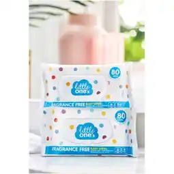 Woolworths Little One’s Baby Wipes Pk 80 offer
