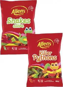 Coles Allen's Lollies 140g-200g offer