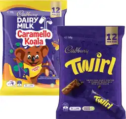 Coles Cadbury Sharepack 120g-180g offer