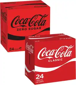 Coles Coca-Cola Soft Drink 24x375mL offer