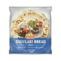 Woolworths Mission Souvlaki Bread 320g offer