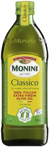 Coles Monini Olive Oil 750mL offer