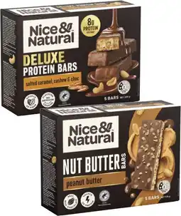 Coles Nice & Natural Deluxe, Layered or Active Protein Bars 125g-200g offer