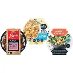 Woolworths Ruffie, Lean Cuisine or On The Menu Frozen Meal Bowls 350g β From the Freezer offer