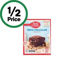 Woolworths Betty Crocker Treats Baking Mixes 400-500g – Excludes Gluten Free offer