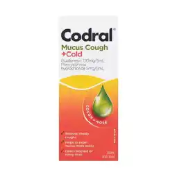 Woolworths Codral Mucus Cough + Cold Cough Liquid 200ml offer