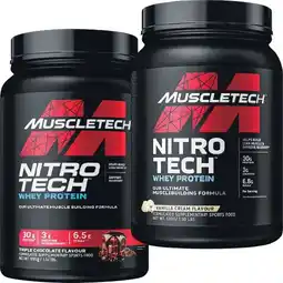 Woolworths MuscleTech Whey Protein 680-690g^ offer