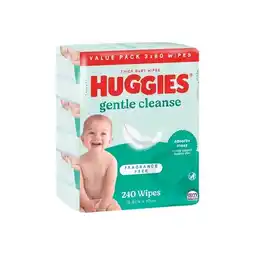 Woolworths Huggies Baby Wipes Pk 240 offer