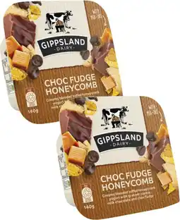 Coles Gippsland Dairy Mix-ins 140g offer