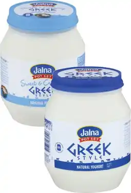 Coles Jalna Greek Style Yogurt 1kg offer