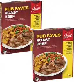 Coles On the Menu Plated Meal 320g offer