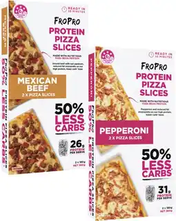 Coles Fropro Protein Pizza Slices 2 Pack 360g offer