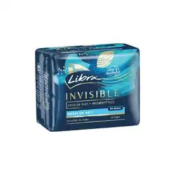 Woolworths Libra Invisible Pads Pk 10-16 offer