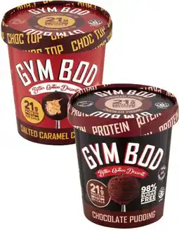 Coles Gym Bod Protein Dessert Tub 475mL offer