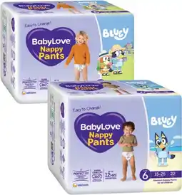 Coles BabyLove Bulk Nappy Pants 22 Pack-28 Pack offer