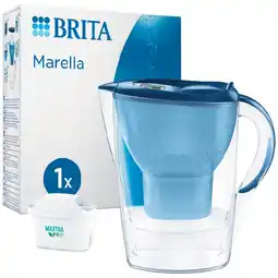 Woolworths BRITA Marella Blue Water Filter Jug 2.4 Litre offer