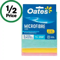 Woolworths Oates Microfibre Cloth Pk 3 offer