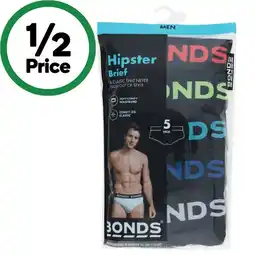 Woolworths Bonds Men’s Brief Pk 5 offer