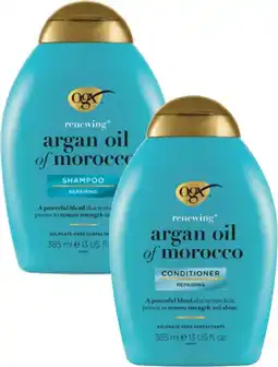 Coles Ogx Argan Oil of Morocco Shampoo or Conditioner 385mL offer
