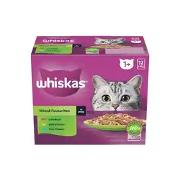 Woolworths Whiskas Wet Cat Food Pk 12 x 85g offer