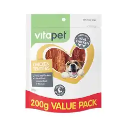 Woolworths Vitapet Jerhigh Tenders Dog Treats 200g offer