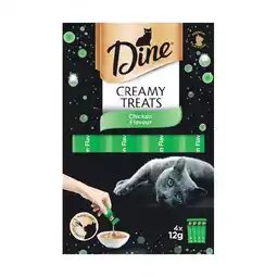 Woolworths Dine Creamy Treats Cat Treats Pk 4 x 12g offer