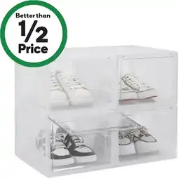 Woolworths Nelio 4 Pack Premium Shoe Display Box offer
