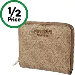 Woolworths Guess Women’s Laurel Small Zip Around Wallet offer