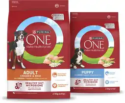 Coles Purina One Dry Dog Food 2.5kg offer