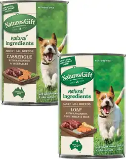Coles Nature's Gift Dog Food 700g offer