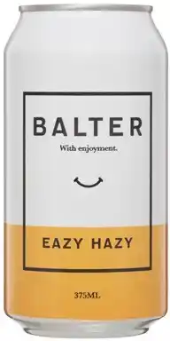 Coles Balter Eazy Hazy Cans 4x375mL offer