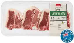 Coles Coles Australian Lamb Loin Chops offer