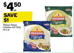 Woolworths Mission Wraps offer