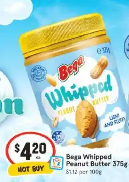 IGA Bega Whipped Peanut Butter 375g offer