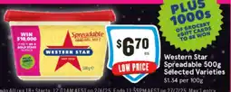 IGA Western Star Spreadable 500g Selected Varieties offer