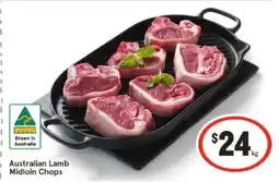 IGA Australian Lamb Midloin Chops offer