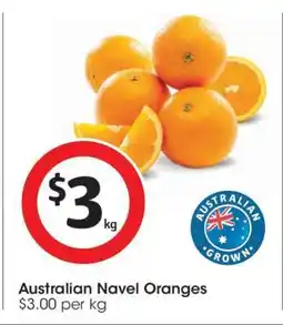 Coles Australian Navel Oranges offer