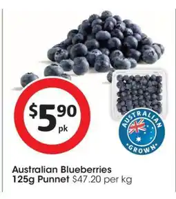 Coles Australian Blueberries offer