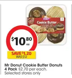Coles Mr Donut Cookie Butter Donuts offer