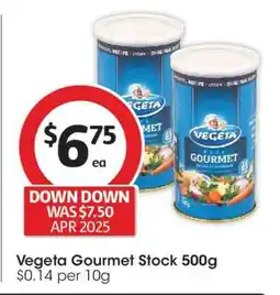 Coles Vegeta Gourmet Stock 500g offer
