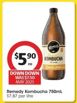 Coles Remedy Kombucha 750mL offer
