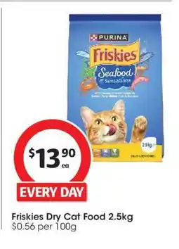 Coles Friskies Dry Cat Food 2.5kg offer