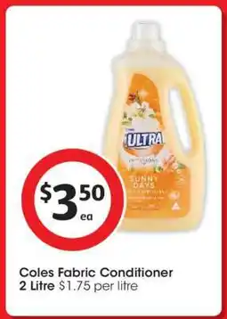 Coles Coles Fabric Conditioner offer