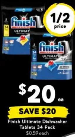 Drakes Finish Ultimate Dishwasher Tablets offer
